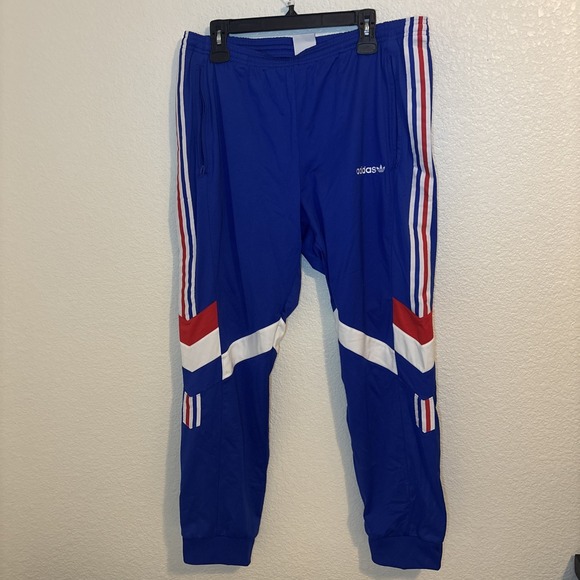 Vintage Adidas Joggers Aloxe Small 3 Stripes USA Joggers Soccer size XL